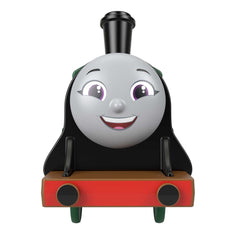 Thomas and Friends Emily engine compatible with most tracks for versatile layouts.