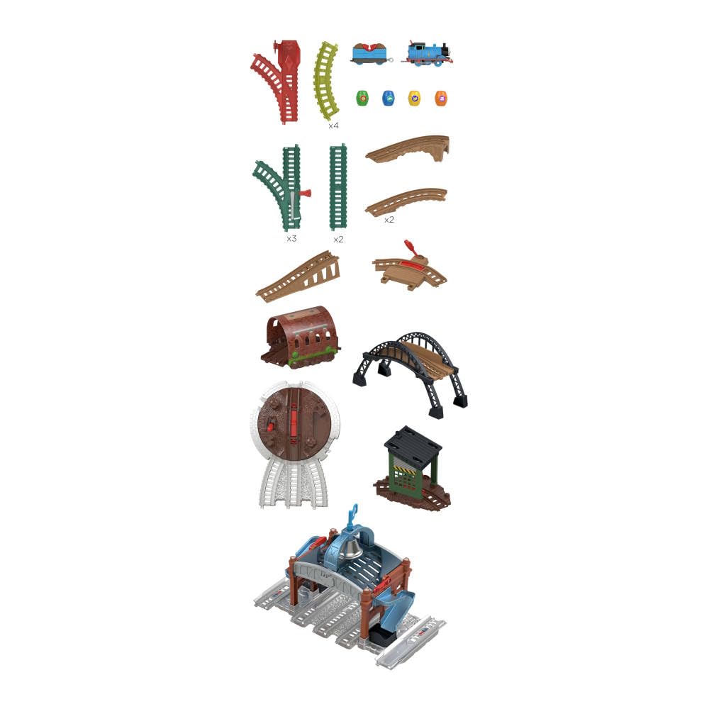 Thomas & Friends depot turntable reorients for upcoming runs.