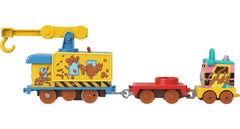 Mud splatter design detail adds tactile visual appeal during play.