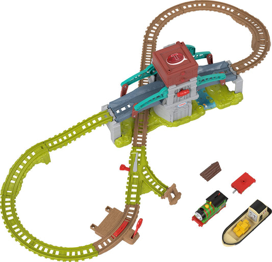 Thomas and Friends Talking Bulstrode Which-Way Bridge with interactive sounds for imaginative play.
