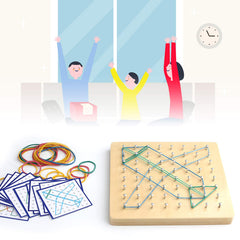 Thoth Montessori Geoboard educational toy promoting math concept exploration