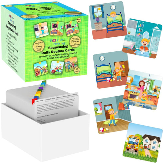Thought-Spot sequencing storytelling cards with vibrant visuals to spark narrative ideas for kids