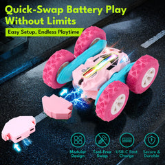 Threeking RC car demo mode control highlights easy hands free entertainment