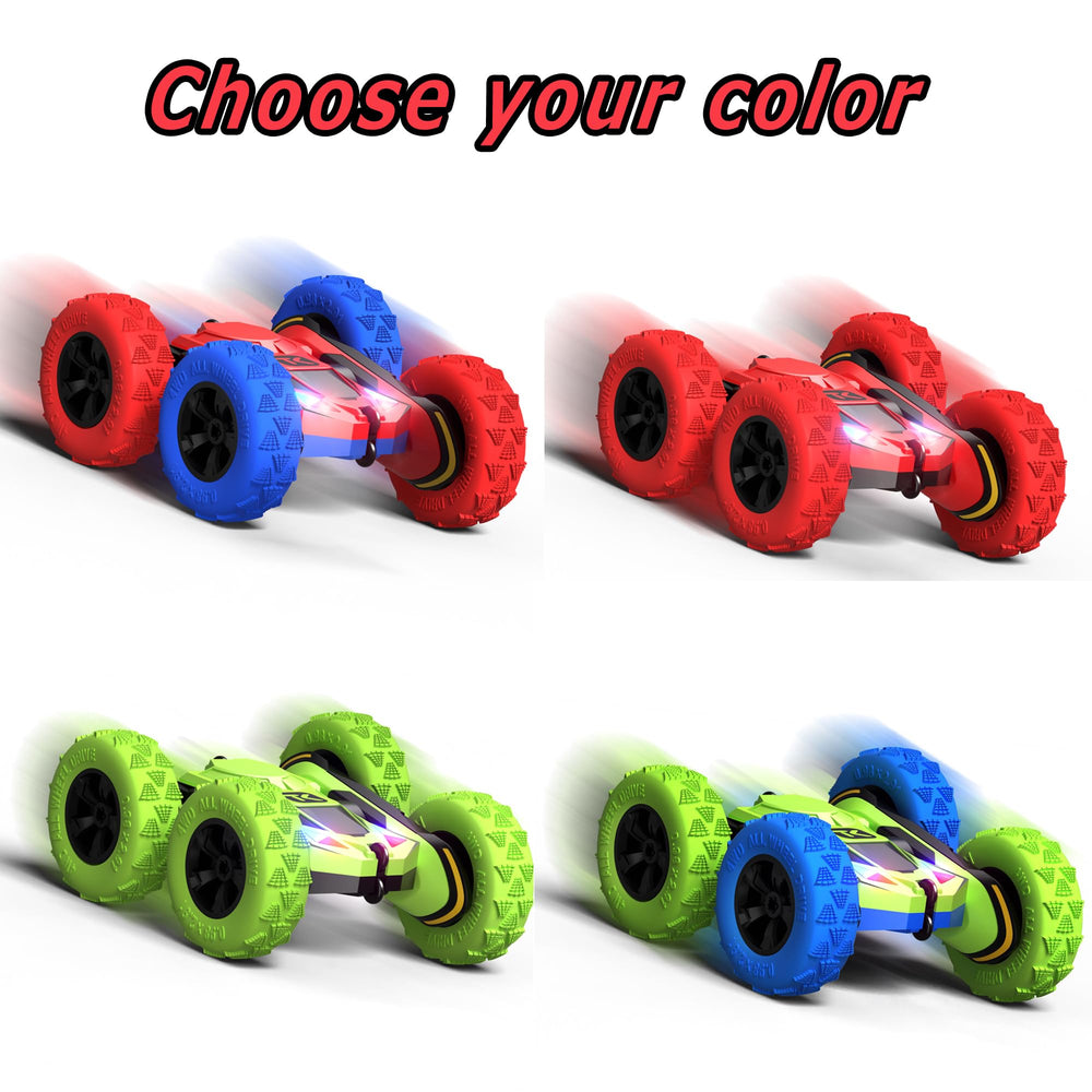 Threeking RC stunt car supports up to six cars with a 160 ft range.