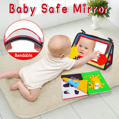 Thremhoo baby sensory mirror-book supports hand-eye coordination through exploration.