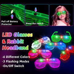Thremhoo glow headbands brighten outfits at parties