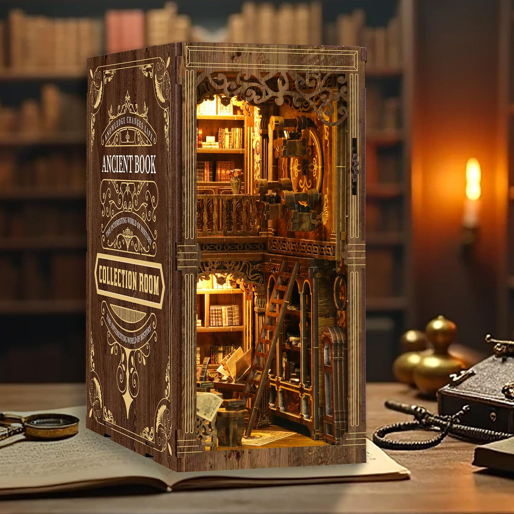 THRIVINGIVAN bookshelf-decor-display: a stylish accent for desk or shelf.