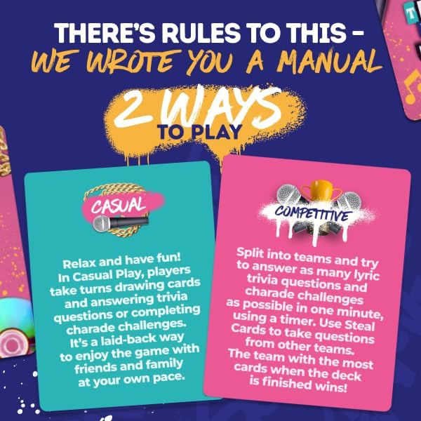 Throwback Lyrics instruction guide; clear rules for smooth gameplay.