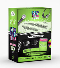 Throwback Lyrics party-night setup turns your living room into a festival.