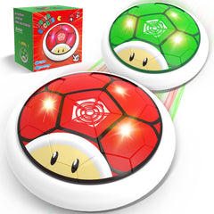Thusine hover soccer ball with LED lights glides smoothly on indoor floors for active play.