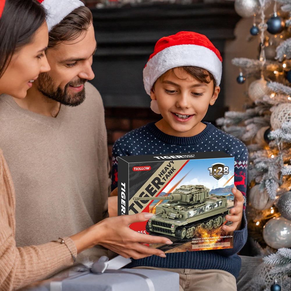 TIALLOW Tiger Tank assembly fosters problem-solving and fine motor skills