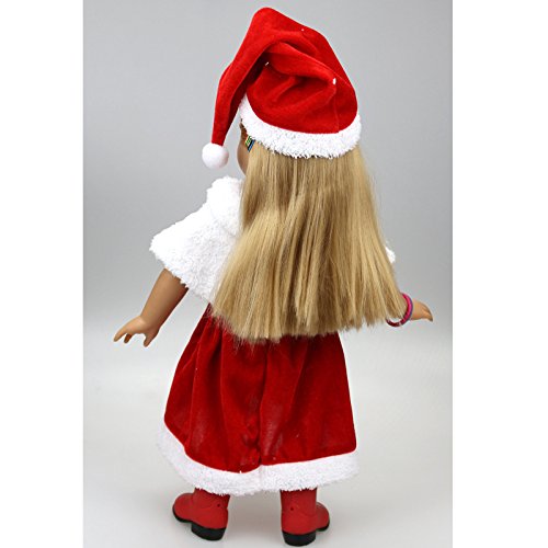TianBo 3-piece outfit for 18-inch dolls for easy dress-up.