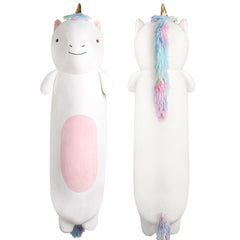 Tianmihou cuddly rainbow unicorn plush adds warmth to any bedroom.