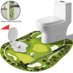 TIANSTIAL Toilet Golf Game foldable toilet entrance saves space