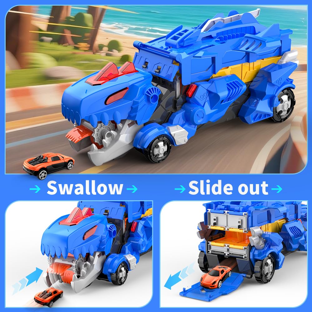 TIAONIAO race track built into toy for exciting car launches.