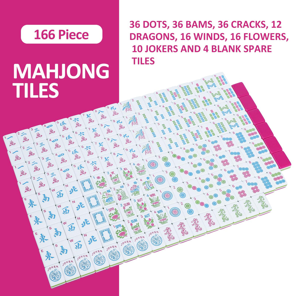 TIASUSAN dice and colorful chips for quick scoring and play