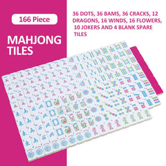 TIASUSAN dice and colorful chips for quick scoring and play