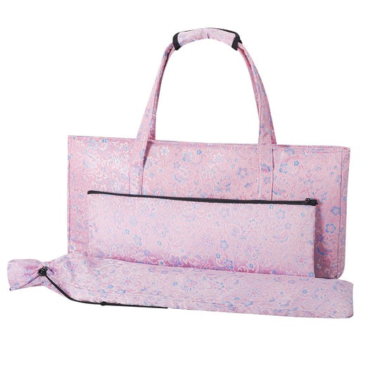 TIASUSAN Mahjong bag pink design showcasing portable case for a full set