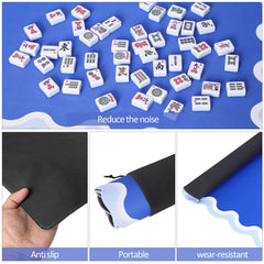 TIASUSAN mahjong mat with black carrying bag for easy transport.