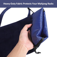 TIASUSAN Mahjong Rack Bag four-slot divider prevents rack contact