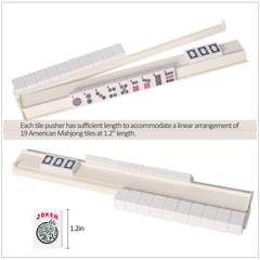 TIASUSAN mahjong racks with permanently attached pushers.