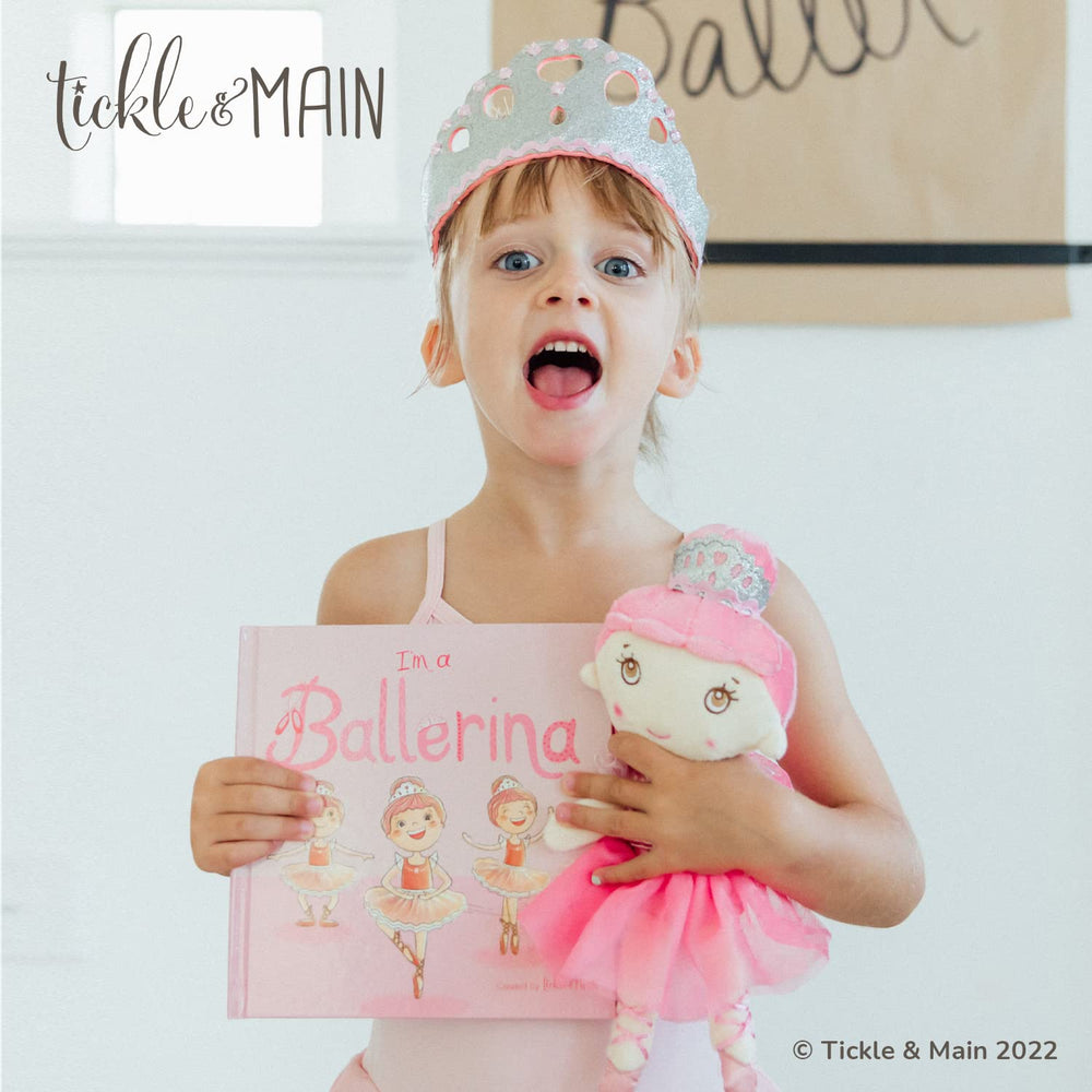 Girl playing with the Ballerina Gift Set creates magical dance moments.