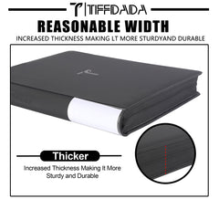TIFFDADA binder holds 3x4 toploaders and standard cards。