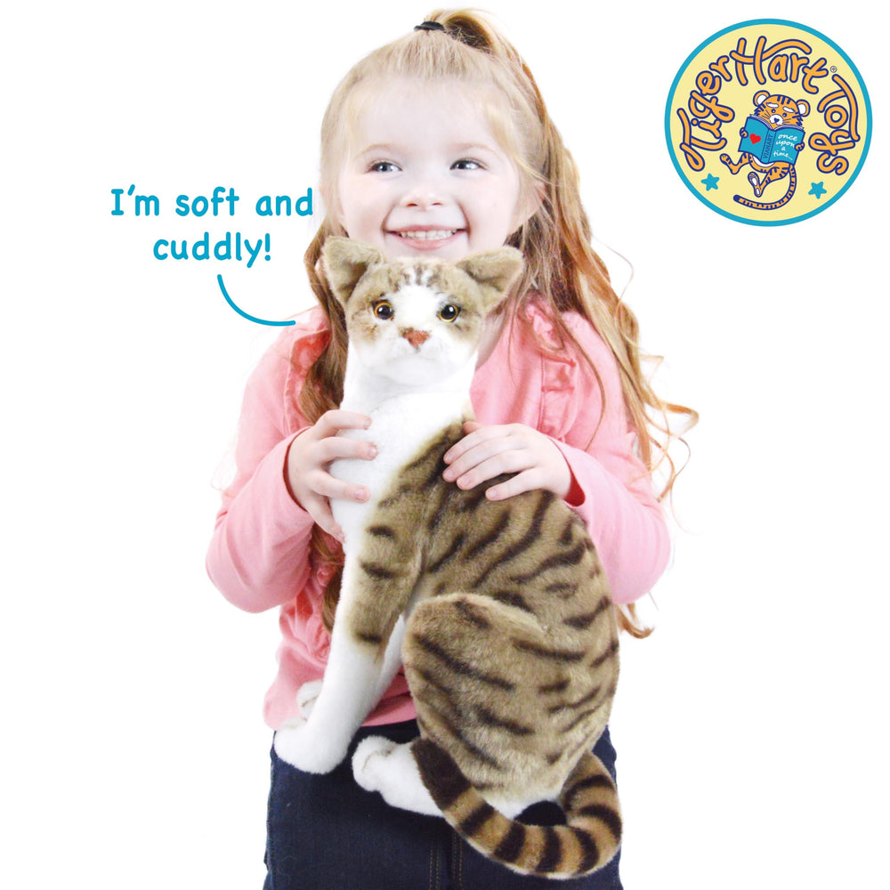 TigerHart Amy plush showcases soft fabric, ideal for hugging and daily play.