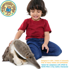 TigerHart Arsenio plush showcases soft fabric texture for comforting hugs.