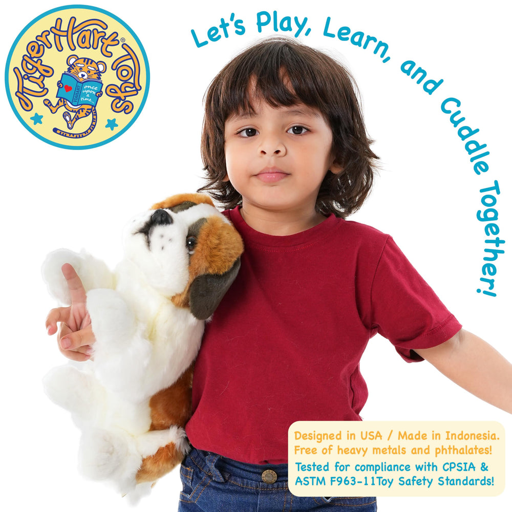 TigerHart Bernadette plush story card, educational tale enhances imaginative play