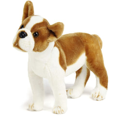 TigerHart Bobby Boston Terrier plush face, ultra-soft for comforting hugs.