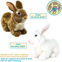 TigerHart Brigid weight and dimensions indicate a portable plush ideal for travel and display.