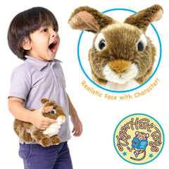 TigerHart Brigid plush texture highlights high quality fabric for everyday play and gentle snuggles.