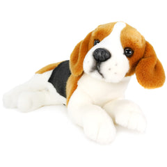 TigerHart Burkham Beagle plush full view 14-inch cuddle companion for hugs and imaginative play.