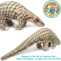 TigerHart Pandy pangolin uses safe materials and is easy to clean.