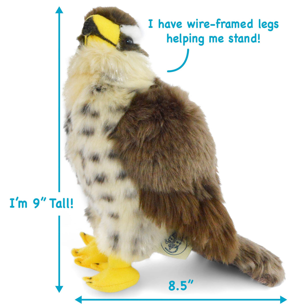 TigerHart Percival Peregrine Plush fabric detail highlights soft texture and durability