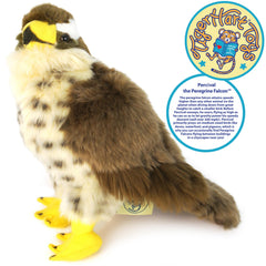 TigerHart Percival Peregrine Plush standing pose suitable for shelf display