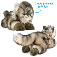 TigerHart Ricky Maine Coon plush care guide emphasizes gentle hand wash.