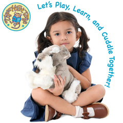 TigerHart Siegfried plush on farm display, showcasing farm-life charm and imaginative play.