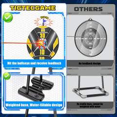 TIGTECGAME water-filled base design adds stability during archery sessions.
