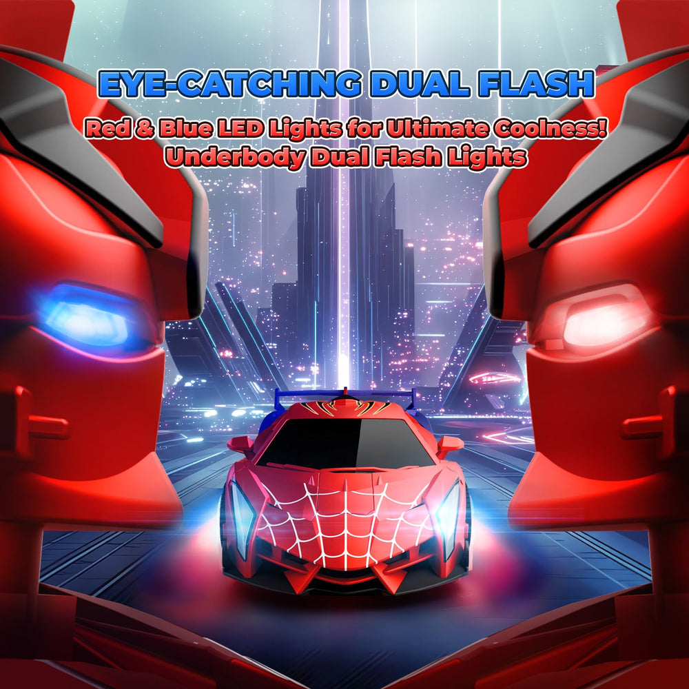 TIKAFONY Spider Transform RC Car shifts from car to robot for versatile action