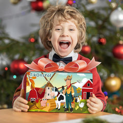 TikOnsYol hayloft, silo, and ladder enrich barn-entry adventures and problem-solving play.