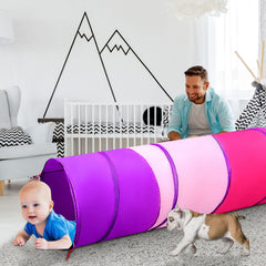TIKTENT Play Tunnel soft fabric close-up shows safe, durable materials for daily use