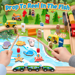 TikTiles puzzle board with figures enhances storytelling and play