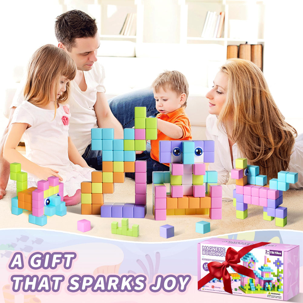 TikTiles safe design uses non-toxic ABS with smooth edges for worry-free play