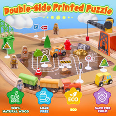 TikTiles safe wooden materials with smooth edges for toddlers.
