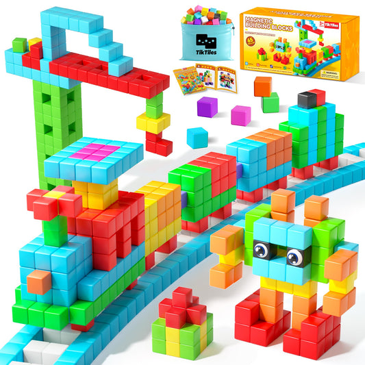 TikTiles 65pc magnetic blocks set supports creative play and fine motor skills.