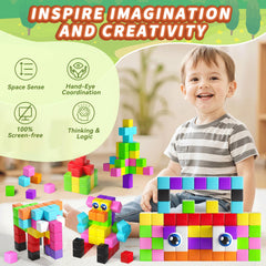 TikTiles screen-free toy for focused, imaginative play and family bonding.