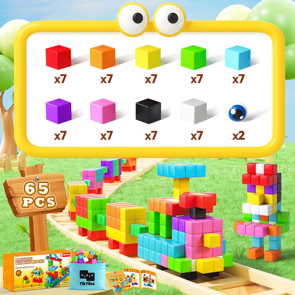 TikTiles storage bag helps keep blocks organized after playtime.