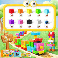 TikTiles storage bag helps keep blocks organized after playtime.